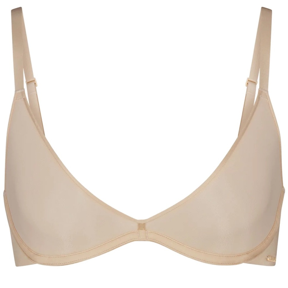 🌟 Skims Weightless Scoop Bra Sz 38D in Sand